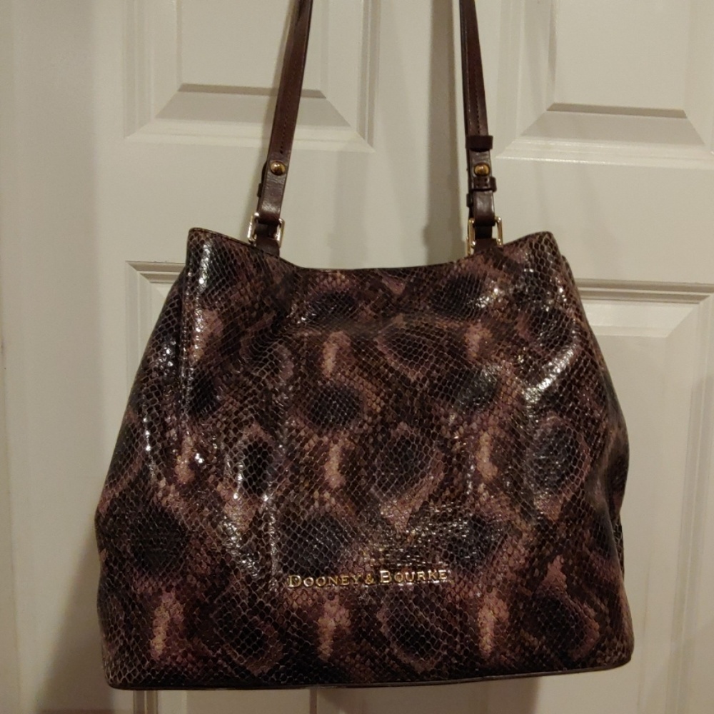 Dooney & Bourke python purse - Picture 2 of 6